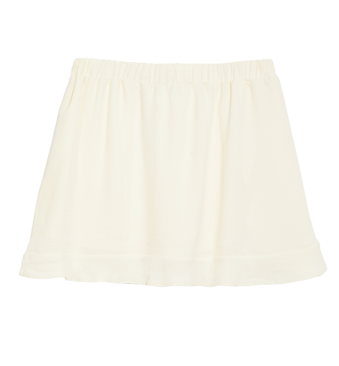 High Waisted Solid Tie Waist Flowy 'Jamie' Skort