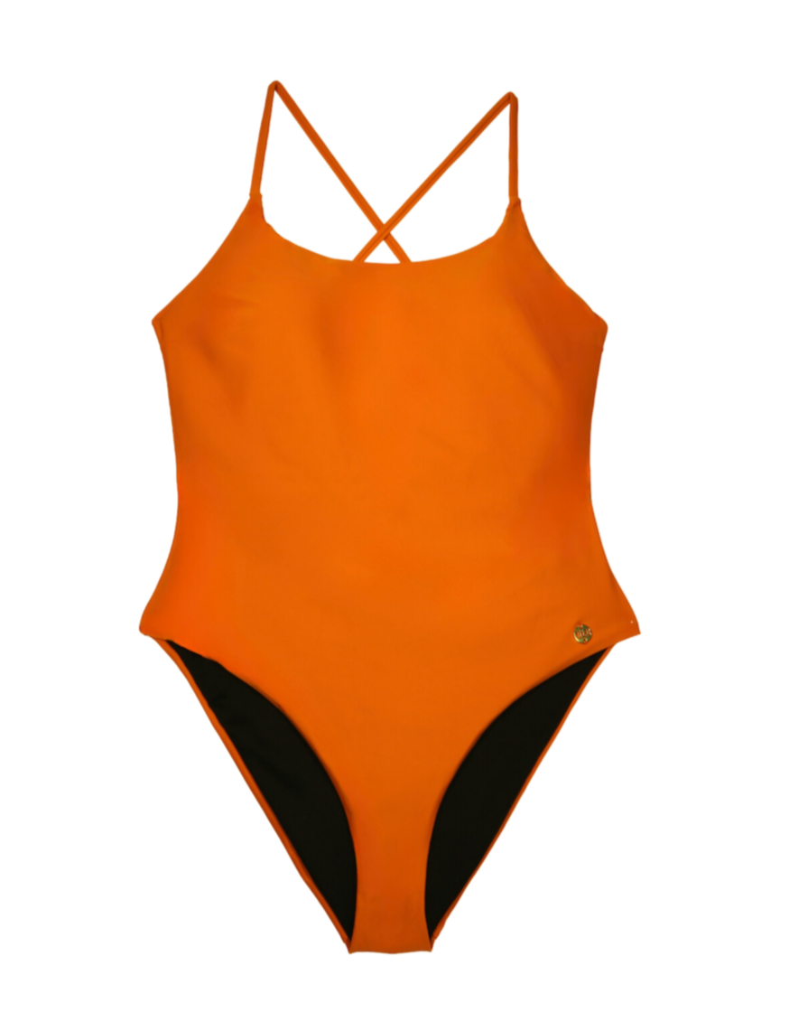 Adjustable Strap Cross Back Shaping Swimsuit