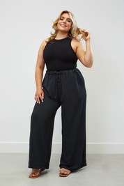 High Waisted Wide Leg ‘Olivia’ Trousers